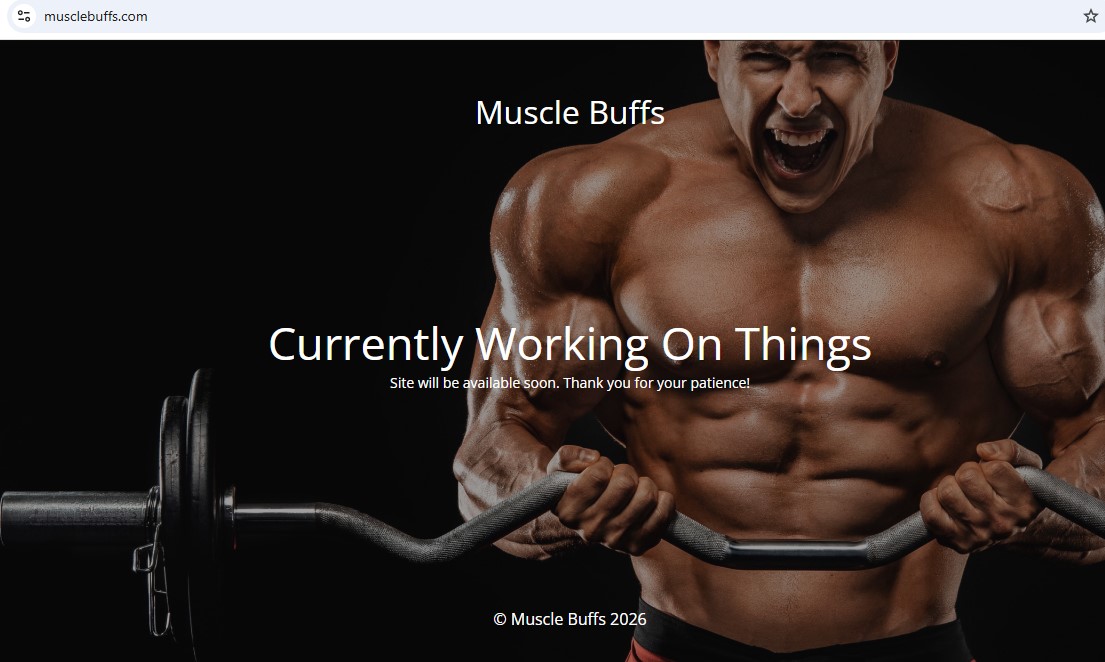 Website Project Musclebuffs